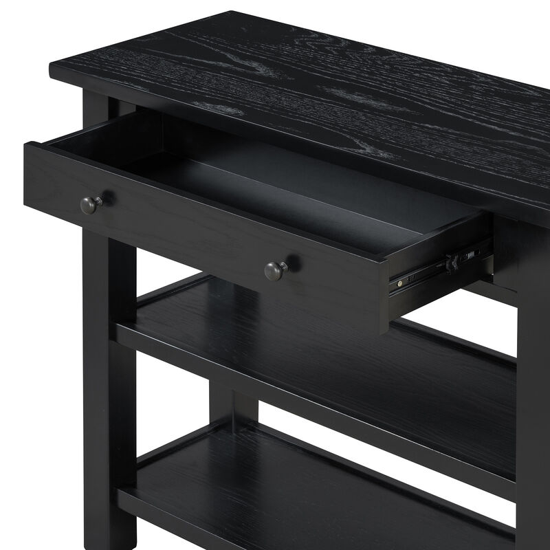 Merax  Retro Console Table with A Drawer