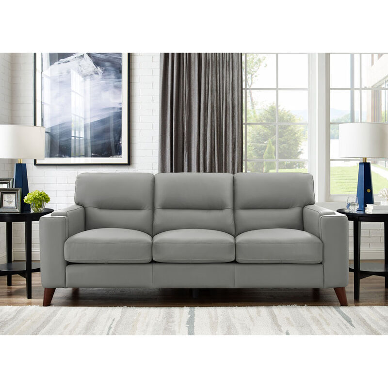 Elm Top Grain Leather Sofa