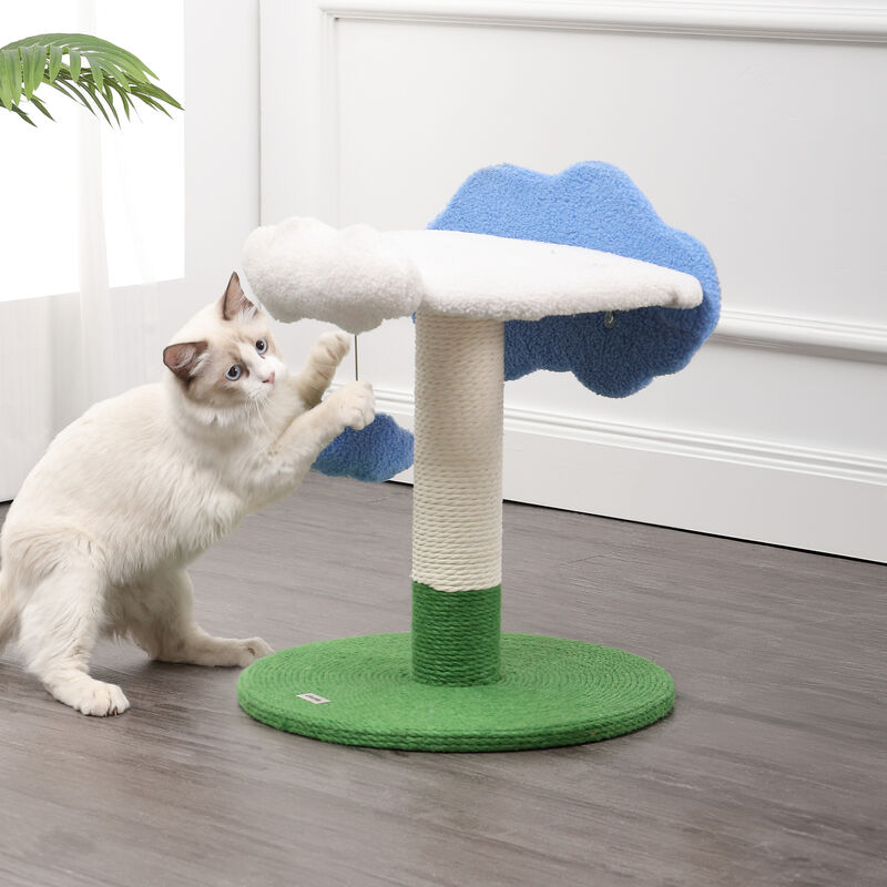 Sami Modern Jute Cloud Cat Tree with Scratching Post