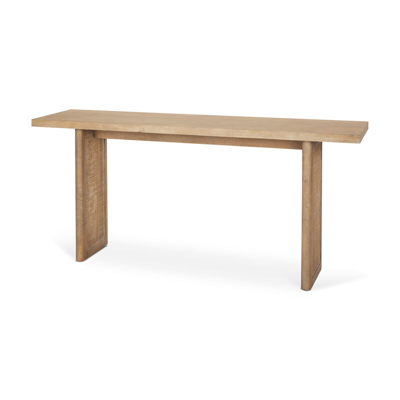 Grier Light Brown Console Table