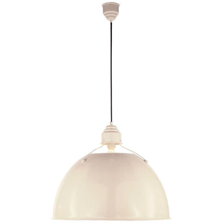Eugene Large White Pendant
