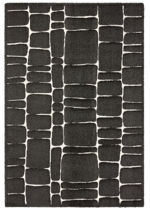 Tazeka TAZ02 Anthracite 7'10" x 9'10" Rug