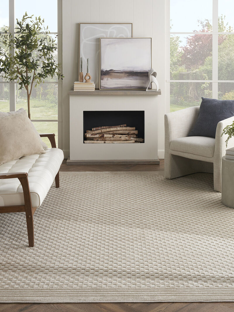 Care Free CAF02 Beige 9'2" x 12' Rug