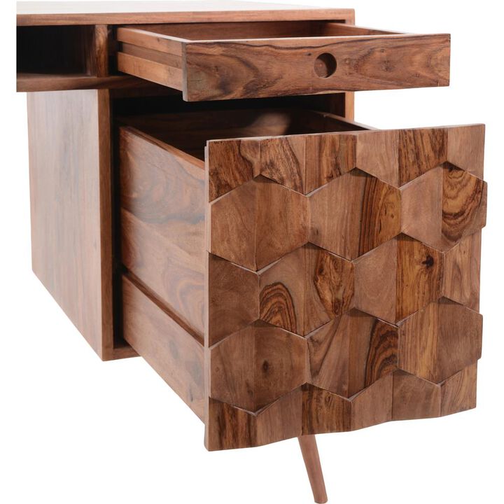 Moe's Home Collection O2 Desk, Natural