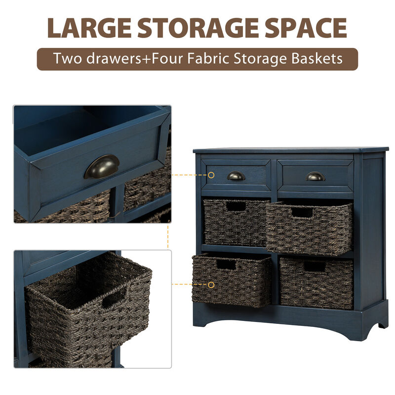 Merax Cabinet with Two Drawers