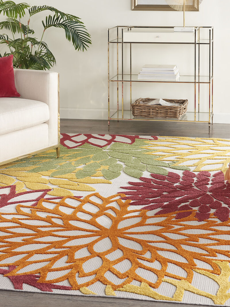 Aloha ALH05 Red/Multicolor 9' x 12' Rug