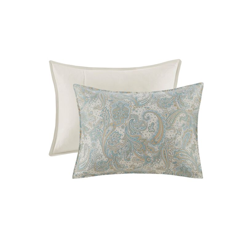 Gracie Mills Christi 3-Piece Paisley Cotton Duvet Cover Set