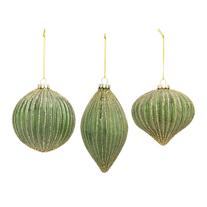 Ornament Set of 6 for Festive Holiday Decor and Seasonal Elegance