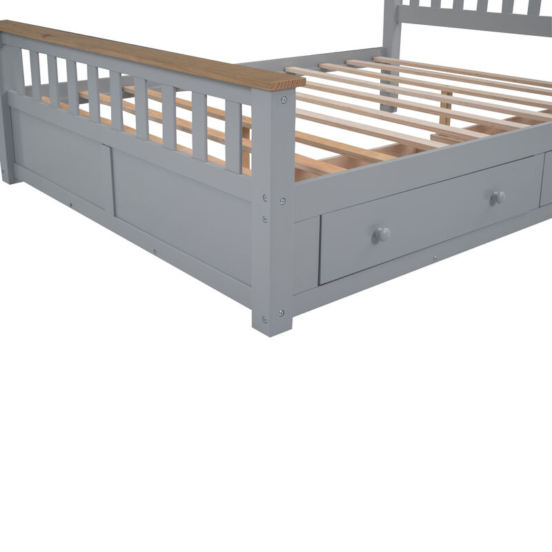 Merax Platform Bed with 2 Drawers