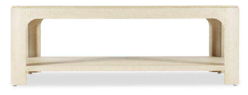 Archives Raffia Rectangle Cocktail Table