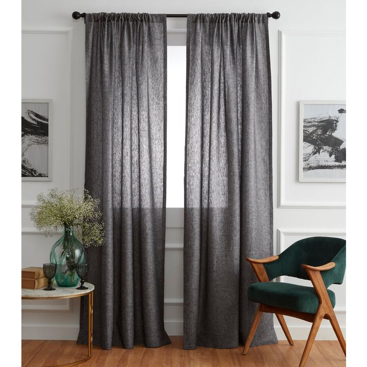 Solino Home 100% Pure Linen Curtain | Linen for Thanksgiving, Christmas
