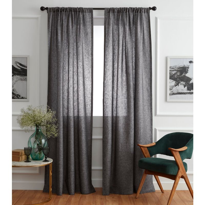 Solino Home 100% Pure Linen Curtain | Linen for Thanksgiving, Christmas