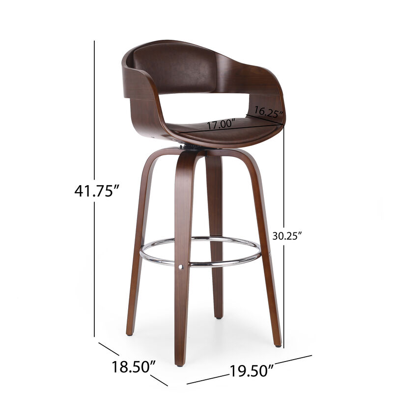Merax Swivel  Bar Stool for Dining Room