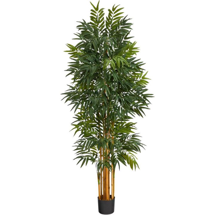 Hivvago 5.5 Feet Phoenix Artificial Palm tree with Natural Trunk