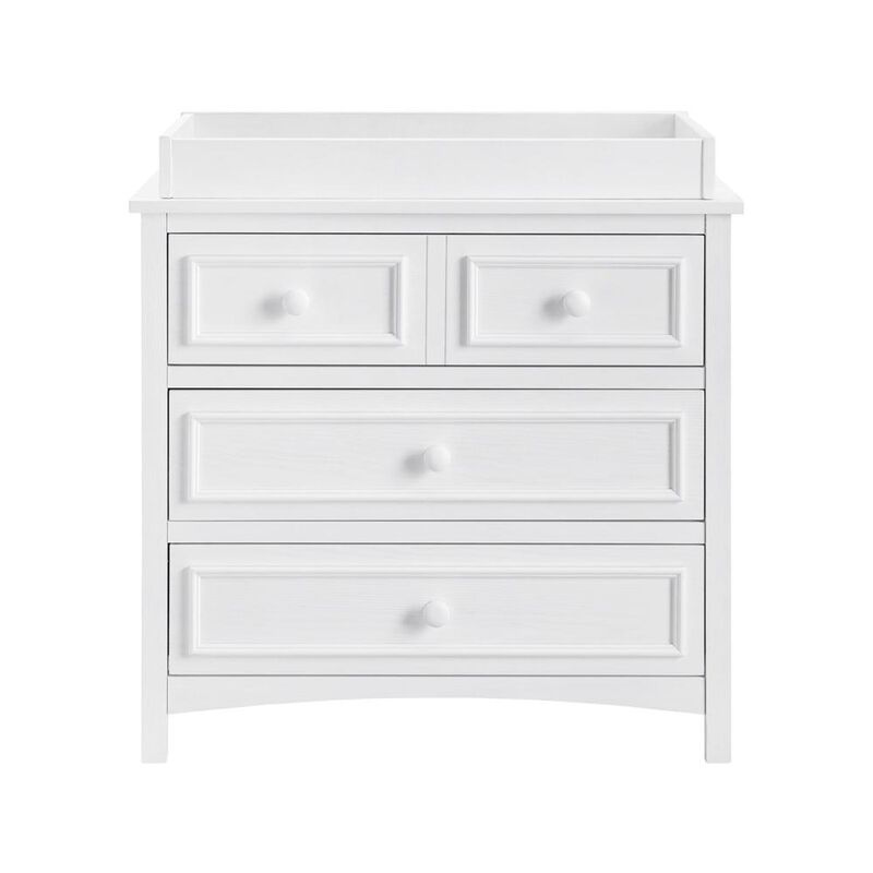 Oxford Baby Bennett  Changing Topper Rta Rustic White