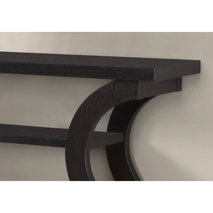 Monarch Specialties I 2445 Accent Table, Console, Entryway, Narrow, Sofa, Living Room, Bedroom, Laminate, Brown, Contemporary, Modern