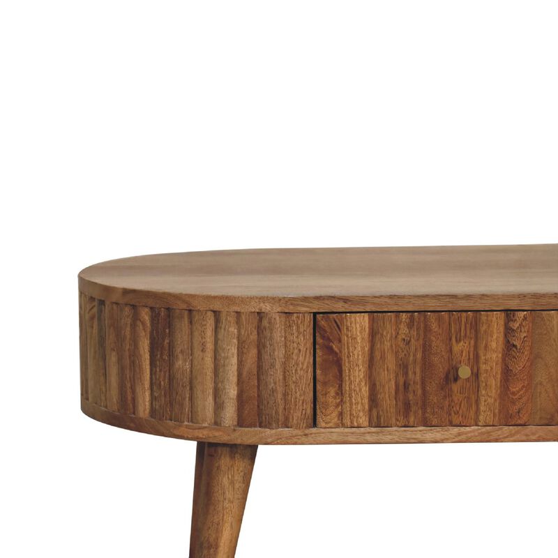 Stripe  Solid Wood 1 Drawer Coffee Table