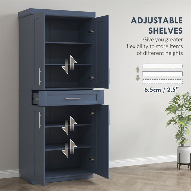 Tall Kitchen Pantry Cabinet – Freestanding Storage for Kitchen & Dining Area