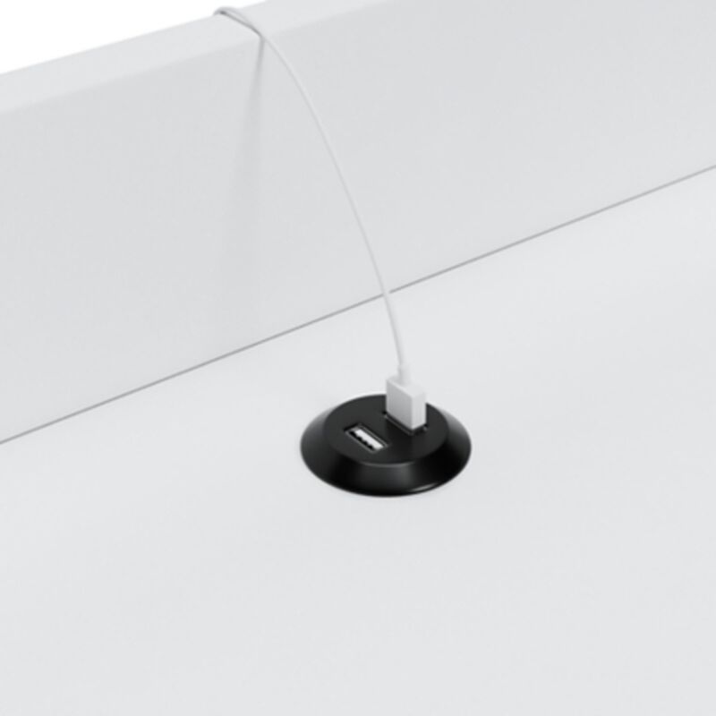 Blariden Accent Table, White