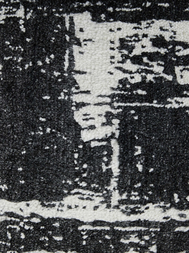 Coda 8929F 3'6" x 5'6" Black/White Rug