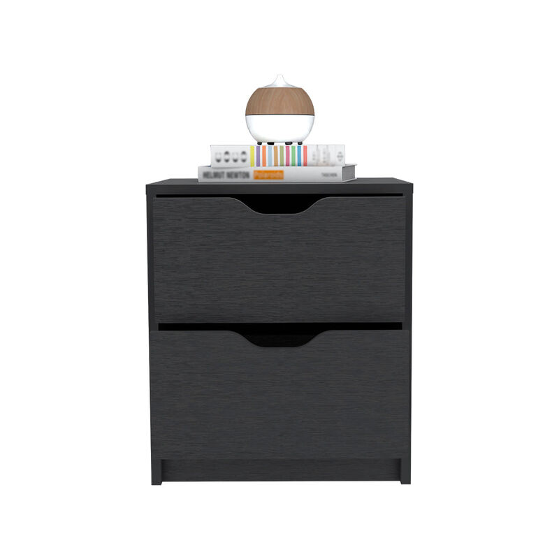 Nightstand Gandu, Bedroom, Black