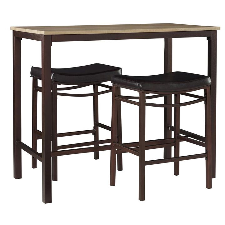 Linon Betty Three Piece Pub Set