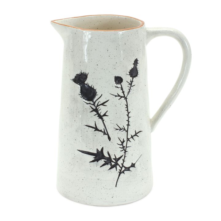 Set of 2 Decorative Pitchers – Elegant Ceramic or Glass Pitcher for Home and Table Decor