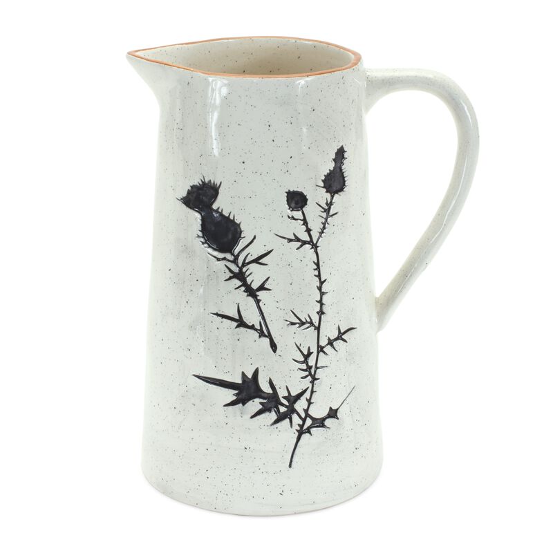 Set of 2 Decorative Pitchers – Elegant Ceramic or Glass Pitcher for Home and Table Decor