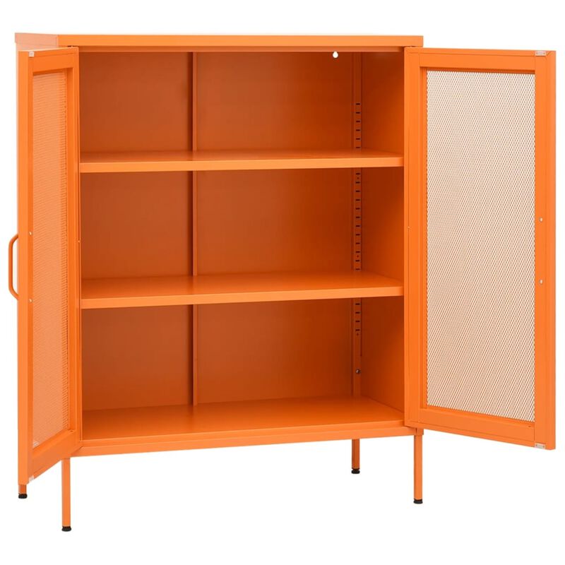 vidaXL Storage Cabinet 31.5"x13.8"x40" Steel