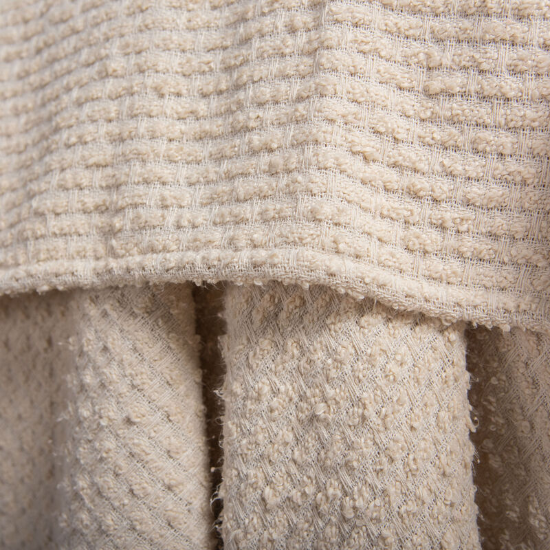 Cream 50" x 60" Throw Blanket