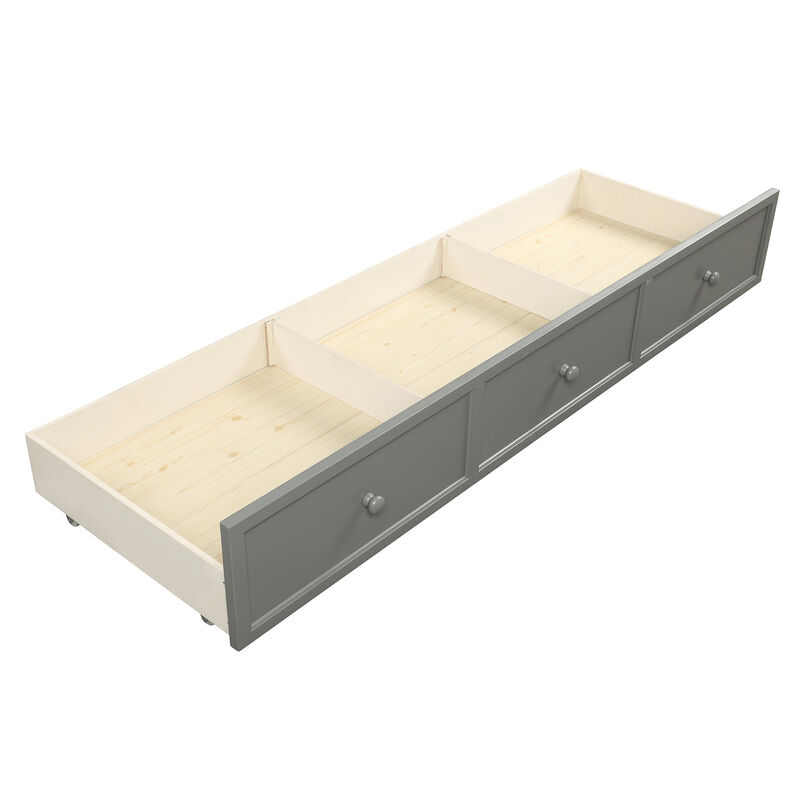Merax Wood Daybed with Three Drawers