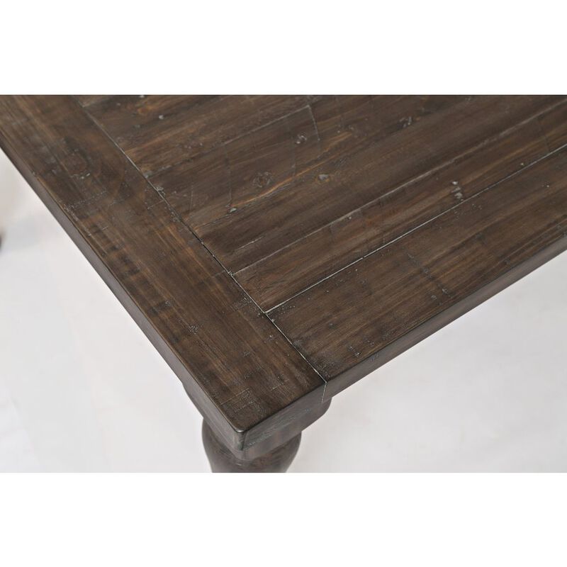 Jofran Madison County Rustic Reclaimed Pine Farmhouse Rectangle Extension Dining Table