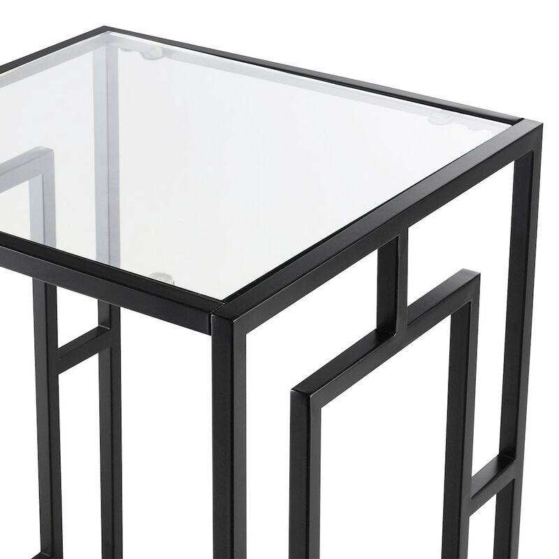 Convenience Concepts Town Square Metal End Table with Shelf
