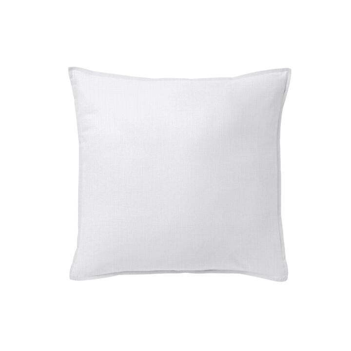 6ix Tailors Fine Linens Ancebridge Bright White Decorative Throw Pillows