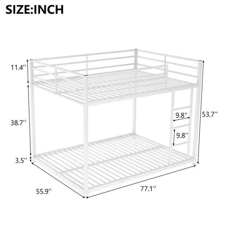Merax Full over Full Metal Bunk Bed