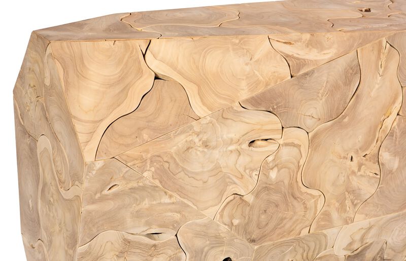Prism Bleached Console Table