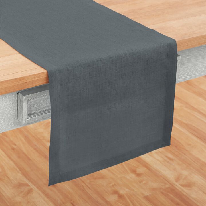 Solino Home 100% Pure Linen Table Runner | Fete for Valentine;s