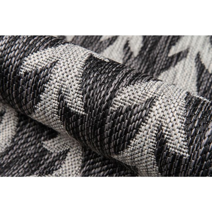 Novogratz Contemporary Rectangle Area Rug, Charcoal, 5'3 X 7'6