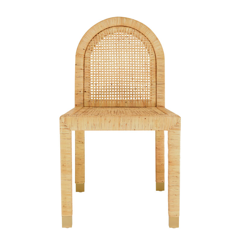 Amara Natural Rattan Arched Back Dining Chair