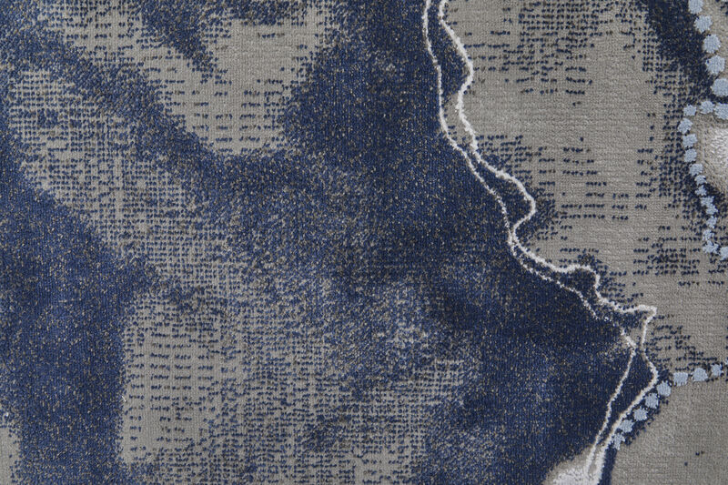 Gaspar 39KTF Blue/Gray/Ivory 10'4" x 13'6" Rug