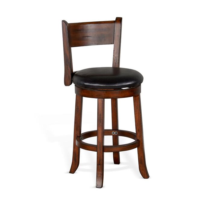 Sunny Designs Counter Swivel Barstool, Cushion Seat & Back