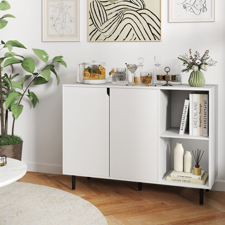 Sideboard Buffet Cabinet Kitchen with Adjustable Shelves