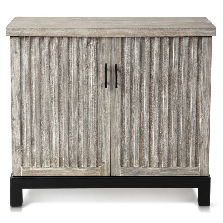 Antique White Two Door Cabinet
