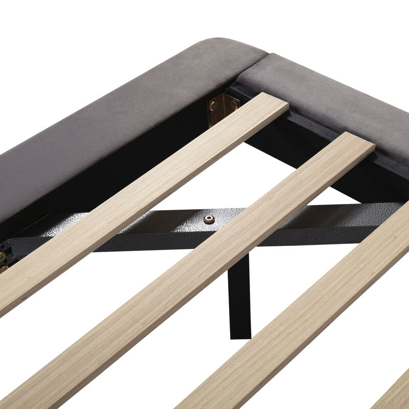 Merax Platform Bed with Sensor Light
