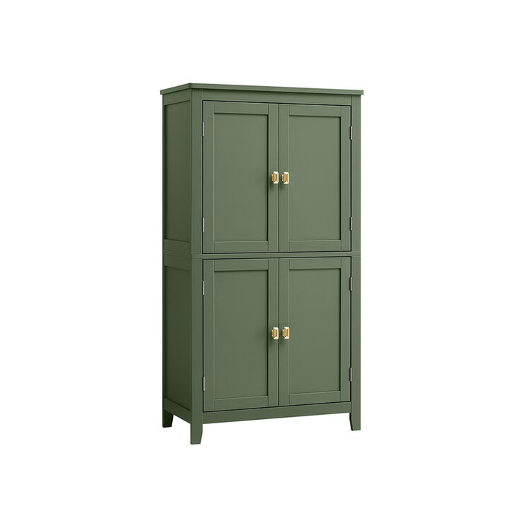 Versatile Bathroom Floor Storage Cabinet with Adjustable Shelves and Stylish Finish Versatile Bathroom Floor Storage Cabinet with Adjustable Shelves and Stylish Finish