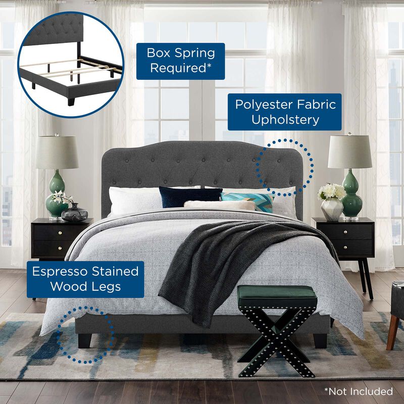 Modway - Amelia King Upholstered Fabric Bed