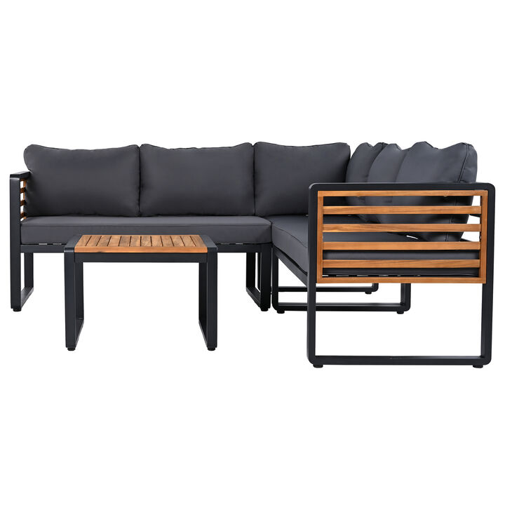 Merax Outdoor Patio Conservation Set for Garden, Backyard, Porch