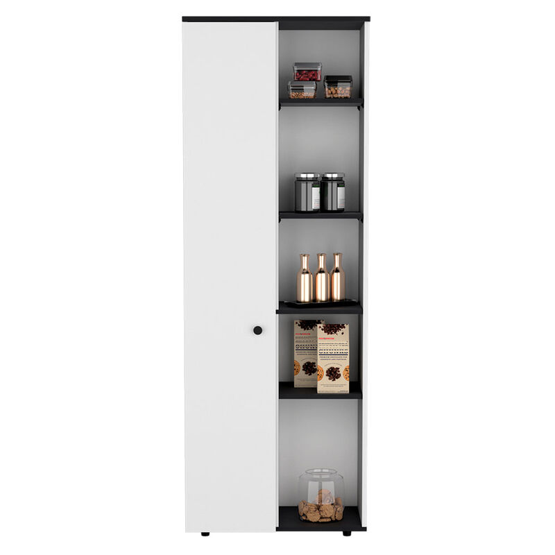 Multistorage Kitchen Pantry Lane, Kitchen, White / Black