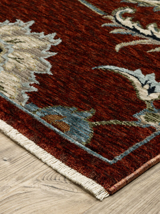 Capella 3'3" x 5' Red Rug