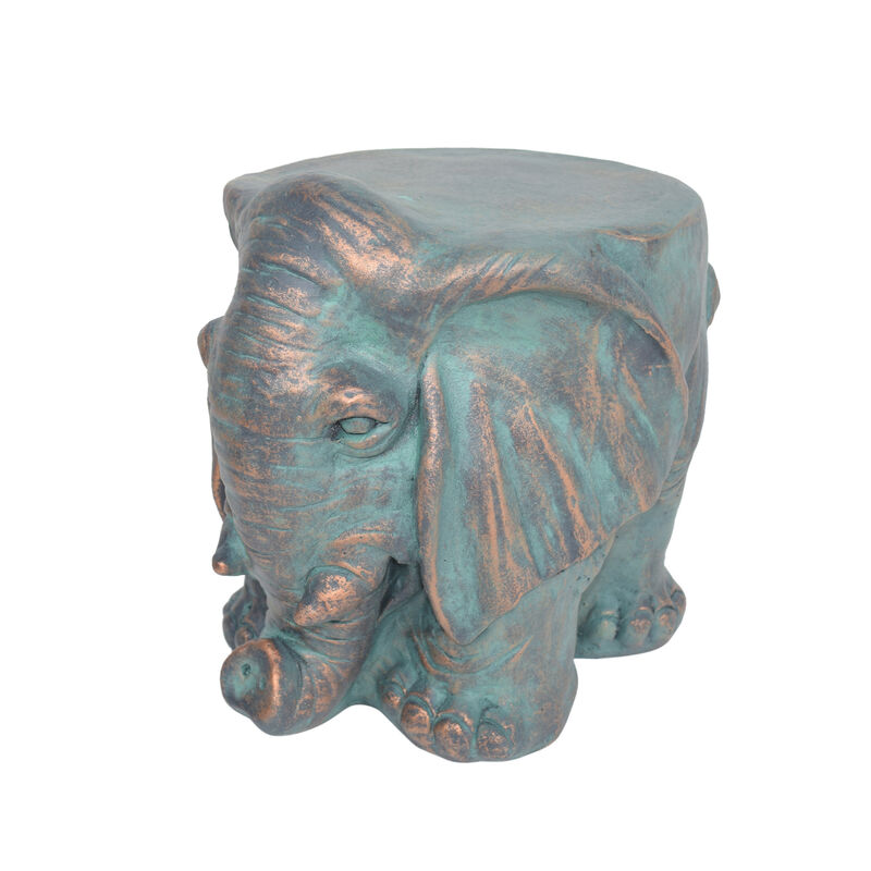 Streamdale Elephant Garden Stool Versatile Decor, Effortless Assembly